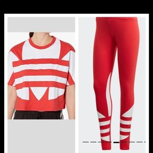 Adidas Set legging small - top medium